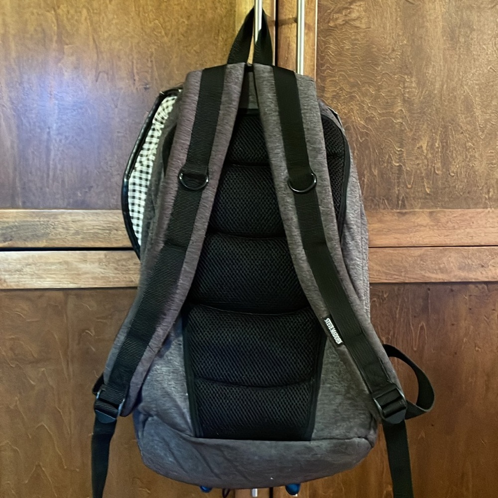 Steve Madden grey and black backpack. - Picture 8 of 8